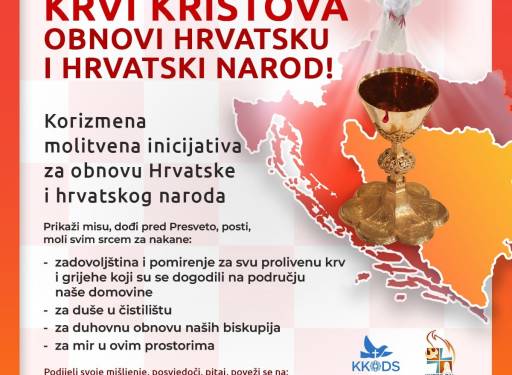 Korizmena molitvena inicijativa za obnovu hrvatskog naroda i naših Domovina