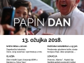 Plakat za poziv na proslavu Papina dana